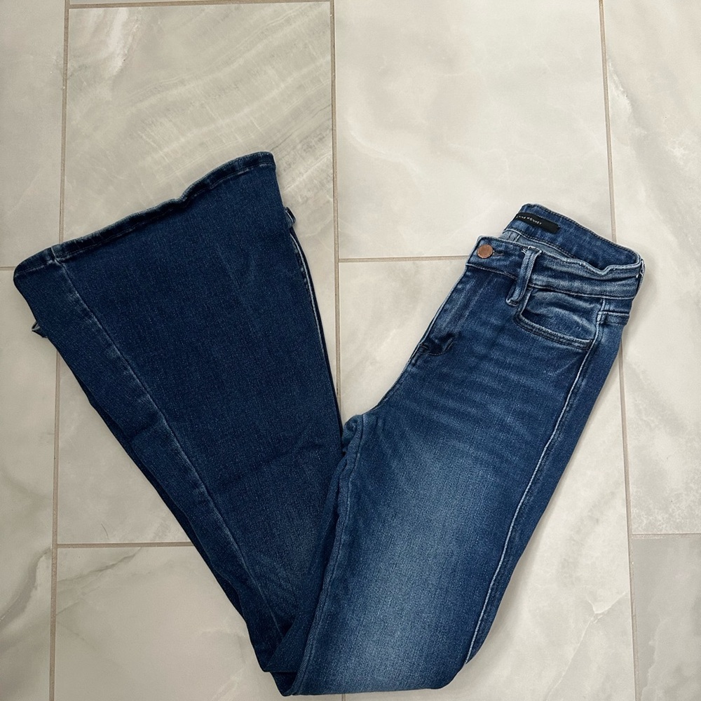 Flying Monkey Dark Blue Flare Jeans